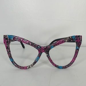 Fun Cat eyes Lensless eyewear great for Holiday looks